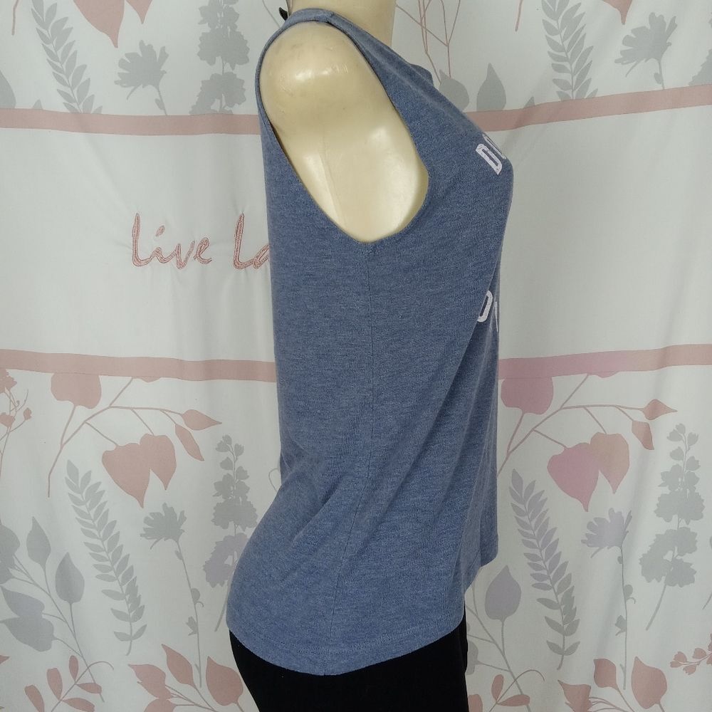 ModernLux sleeveless‎ blue top Size Small - Picture 2 of 7